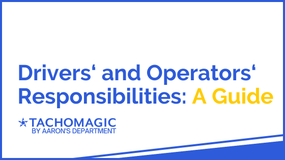 Drivers' and Operators' Core Responsibilities: A Guide to Digital ...