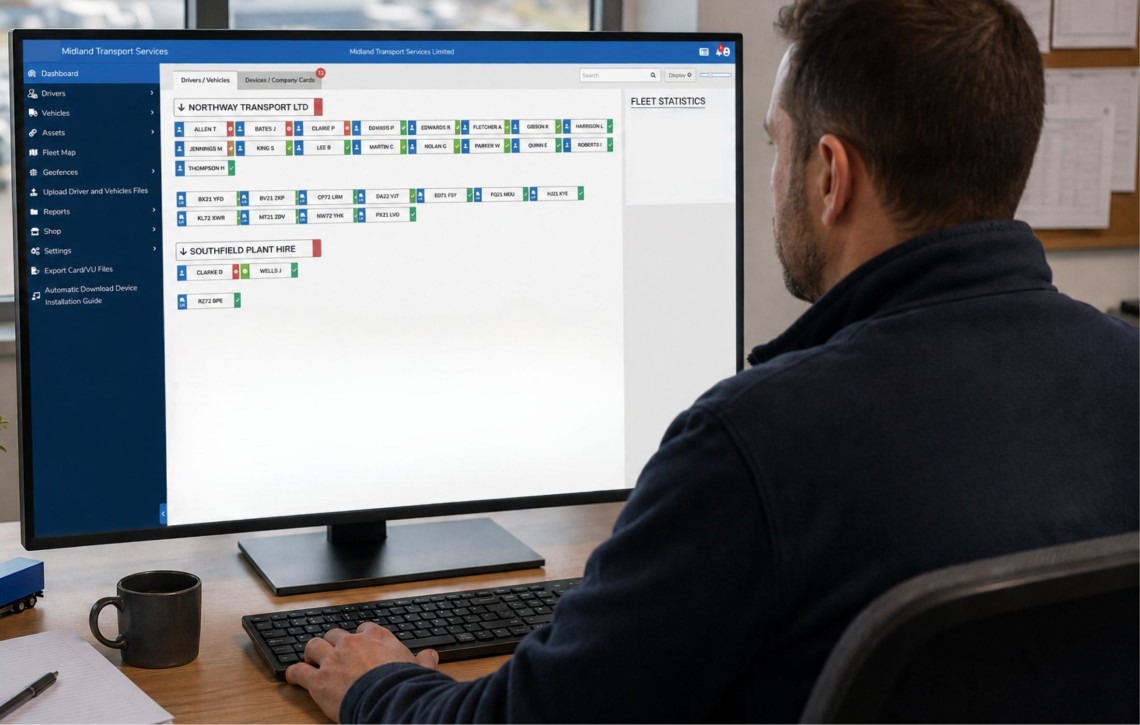 HGV operator using TachoMagic to manage operator licence compliance