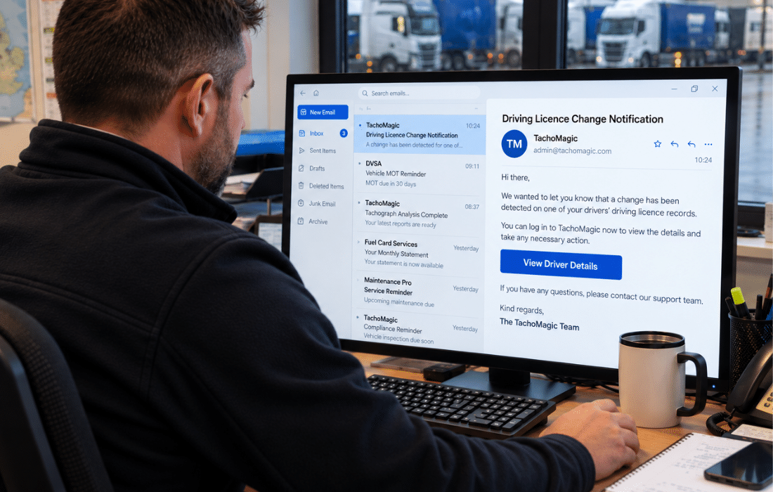 TachoMagic automated driving licence checks for fleet managers