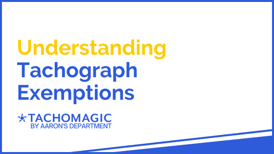 Tachograph exemptions