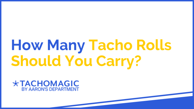 How Many Tacho Rolls Should You Carry?