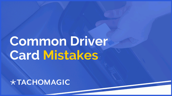 Common Driver Card Mistakes