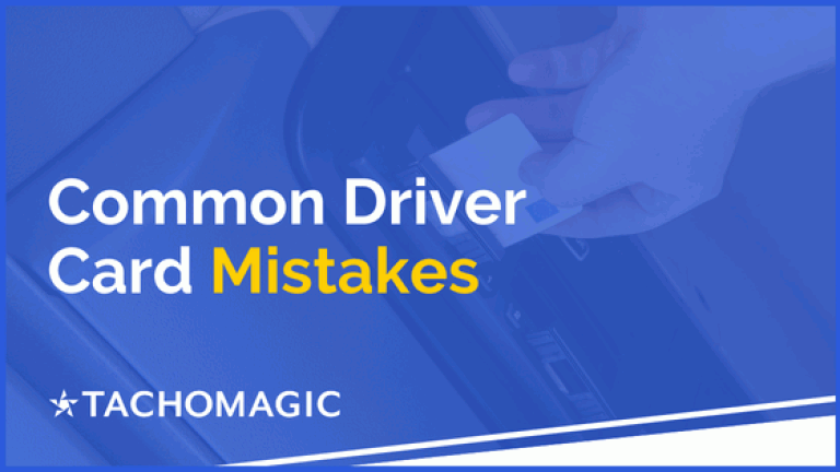 Common Driver Card Mistakes